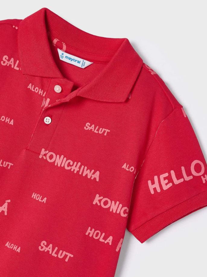 Mayoral erkek çocuk  polo yaka tişört 3107