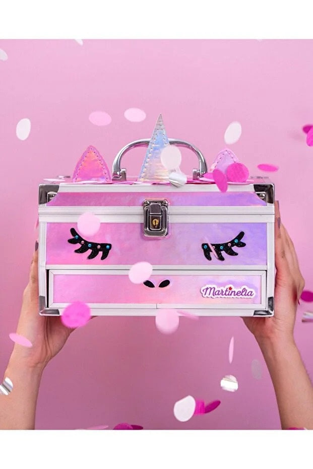 Martinelia Unicorn Kız Çocuk Büyük Boy Pırıltılı Makyaj Seti 31110