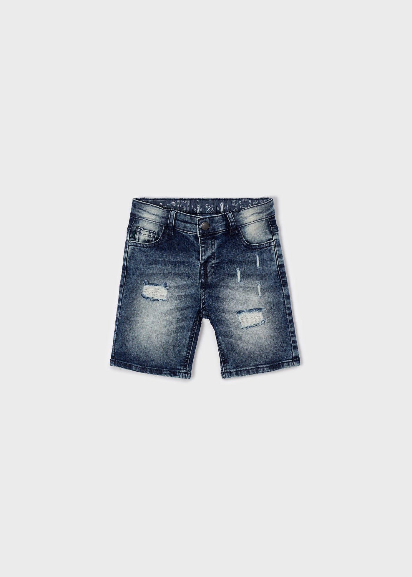 Mayoral erkek çocuk denim  şort bermuda 3256