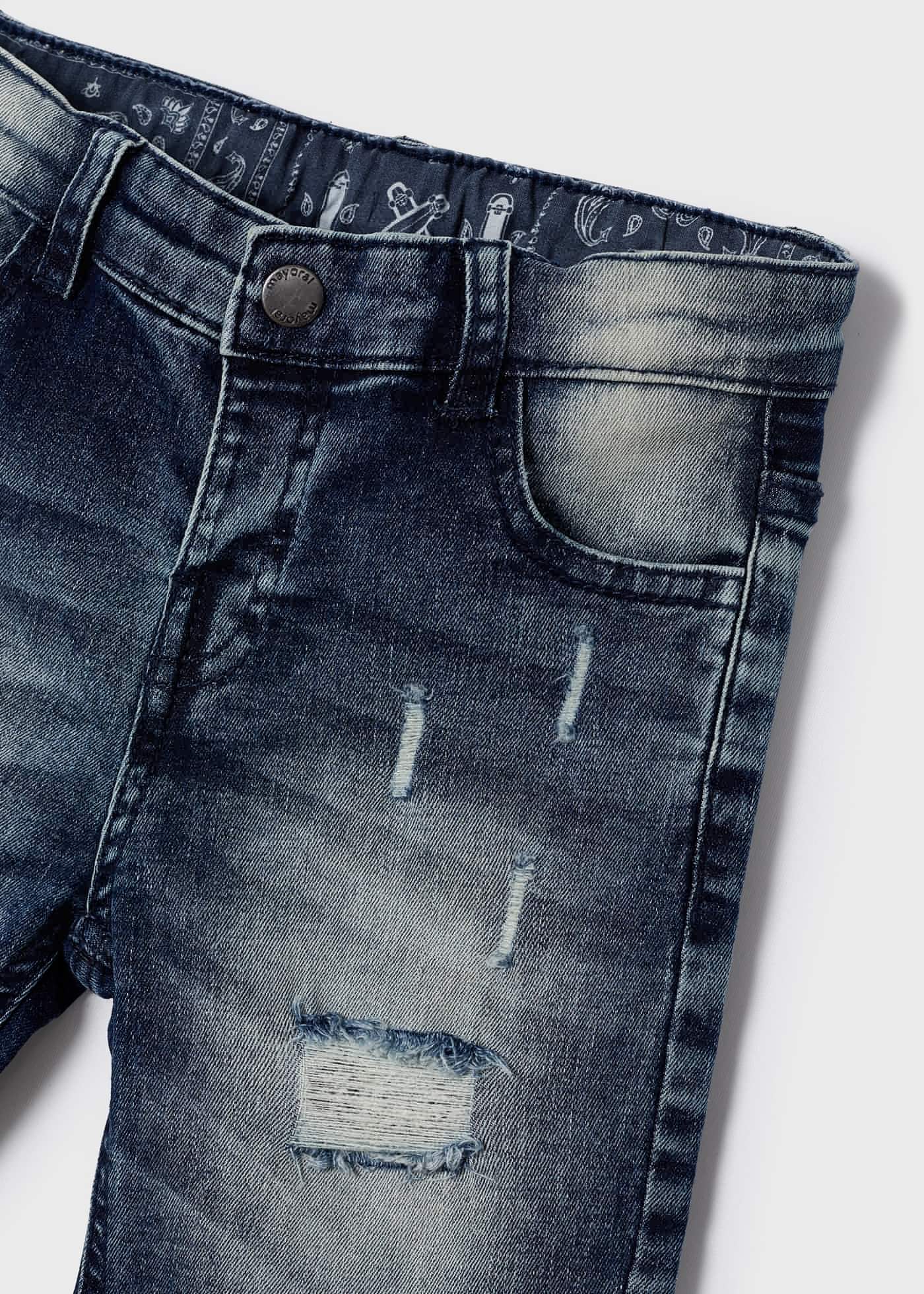Mayoral erkek çocuk denim  şort bermuda 3256