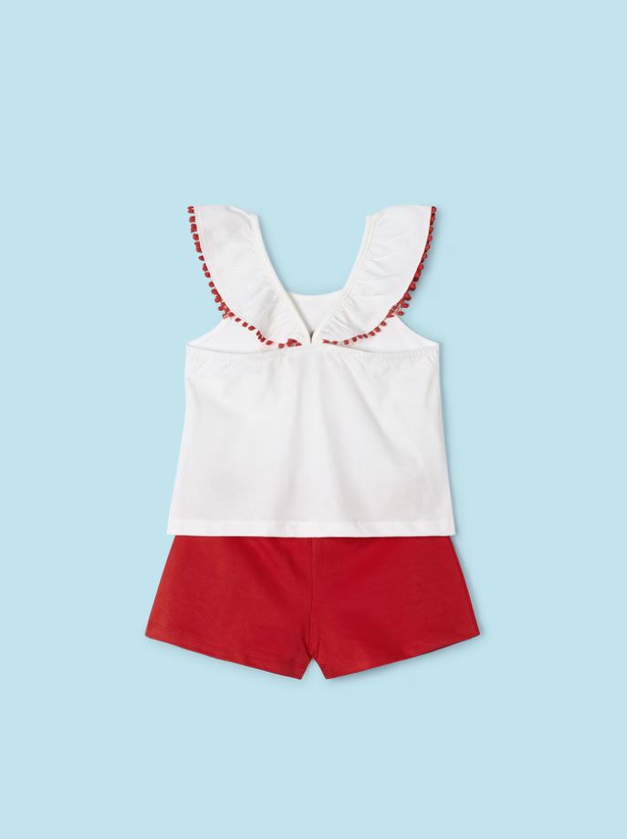 Mayoral kız çocuk tişört   şort set  3261