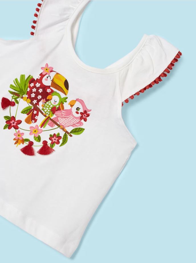 Mayoral kız çocuk tişört   şort set  3261