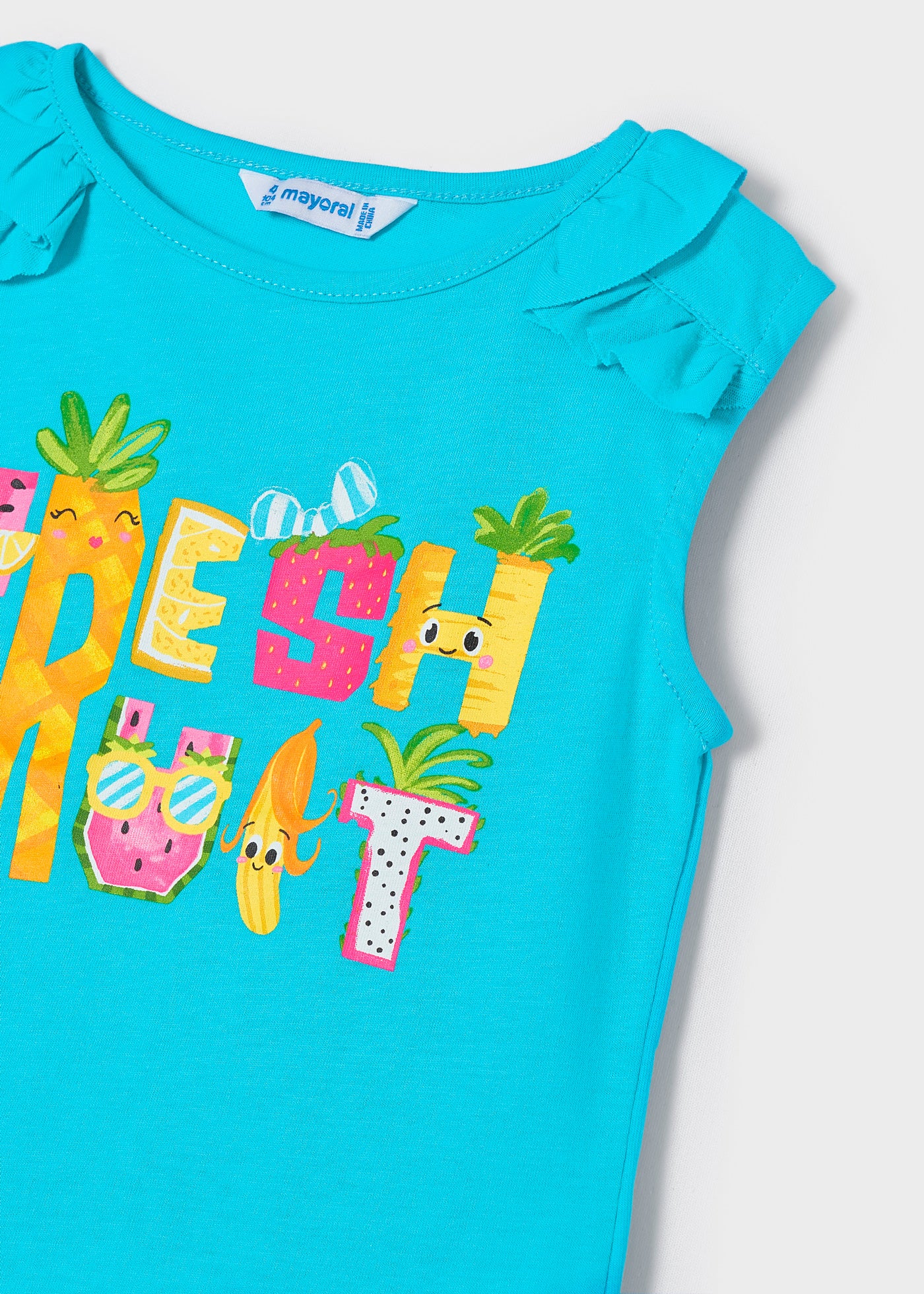 Mayoral kız çocuk yazlık tişört şort 2 liset 3285