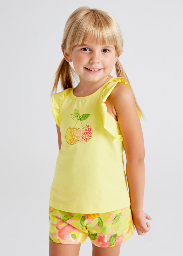 Mayoral kız çocuk tişört şort 2 li  set 3286