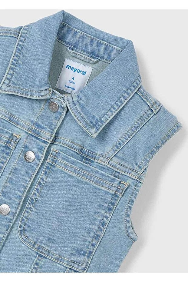 Mayoral kız çocuk denim yelek 3364