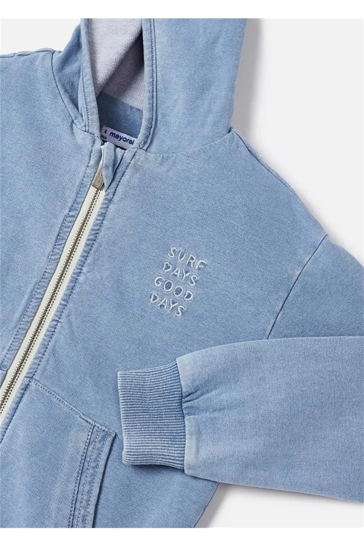 Mayoral Erkek Çocuk Kapüşonlu Ceket Mavi 3455