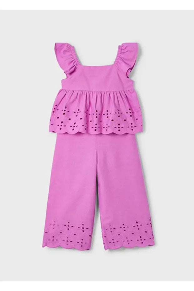 Mayoral kız çoıcuk pantolon bluz 2 li set 3561