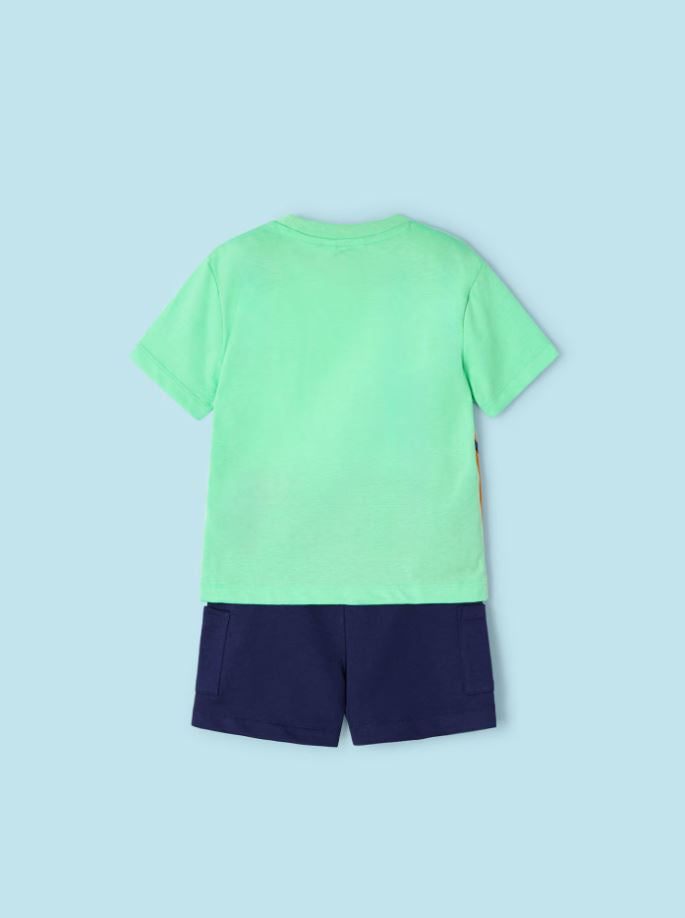 Mayoral erkek çocuk tişört  şort set 3603