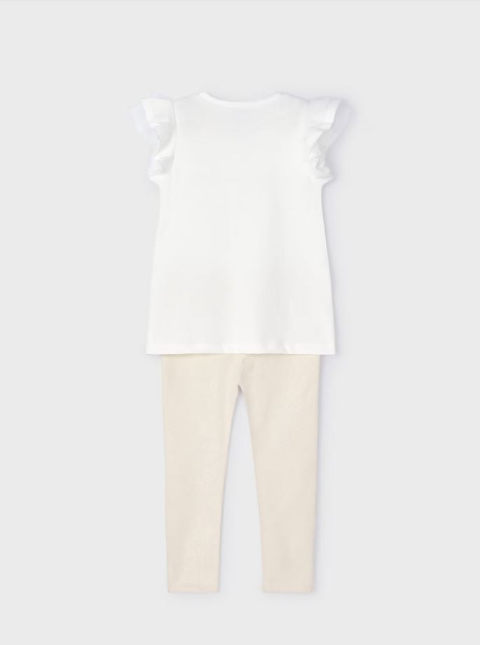 Mayoral kız çocuk tişört  tayt2 li  set  3707