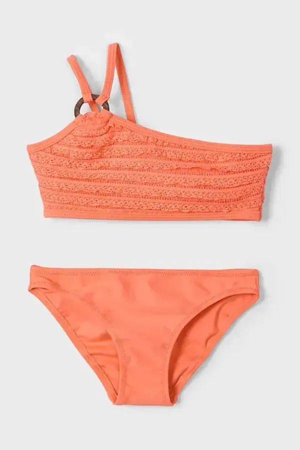 Mayoral kız çocuk turuncu bikini takım 3716