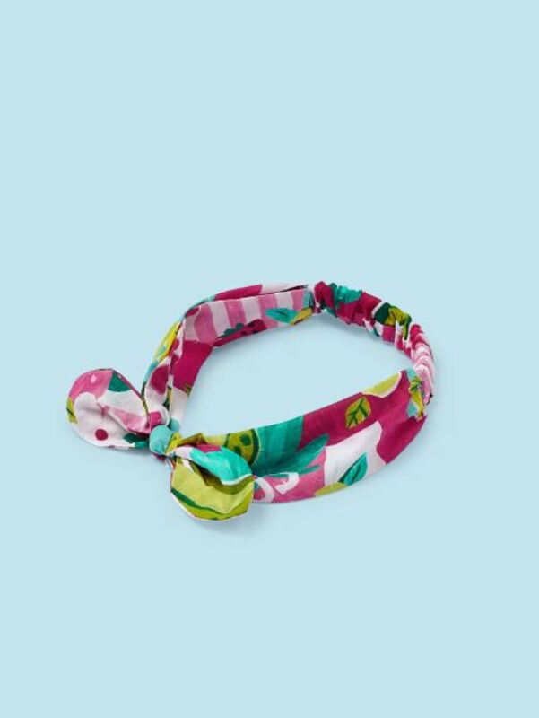 Mayoral kız çocuk yazlık bandana elbise 2 li set 3947