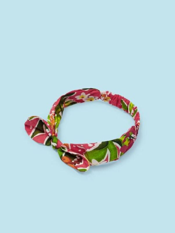 Mayoral kız çocuk yazlık bandana elbise 2 li set 3947
