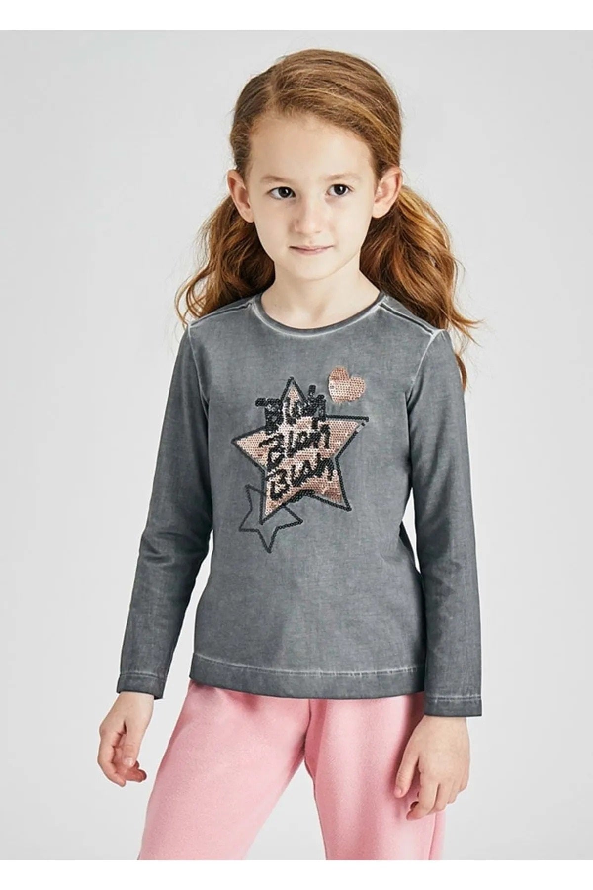 Mayoral kız çocuk uzun kol tişört 4011