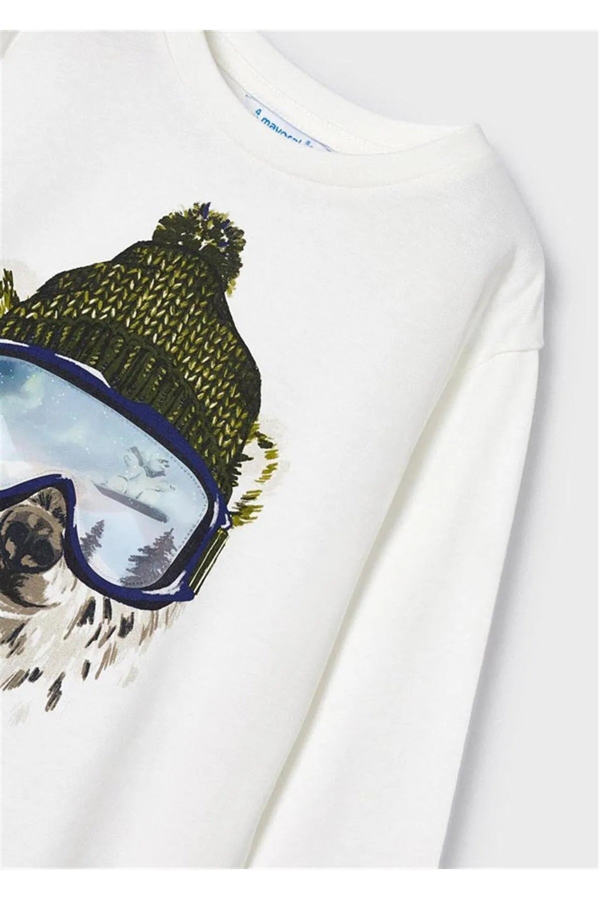 Mayoral Erkek Çocuk Üç Boyut Baskılı Sweatshirt 4036
