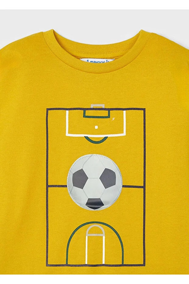 Mayoral erkek çocuk uzun kol baskılı tişört 4044