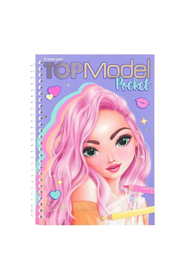 Top Model kız çocuk cep boyama kitabi 411803