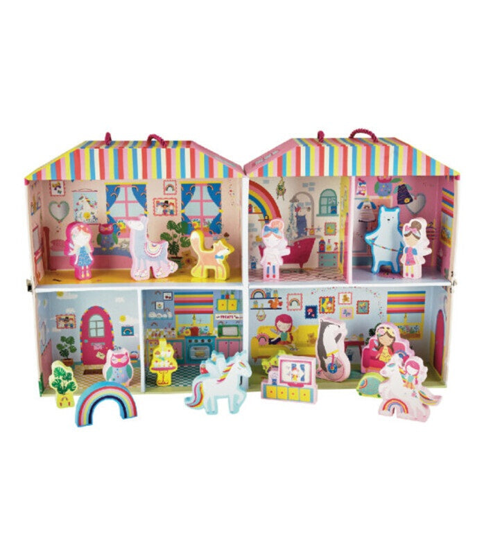 FLOSS & ROCK Ahşap Figürlü Oyun Kutuları