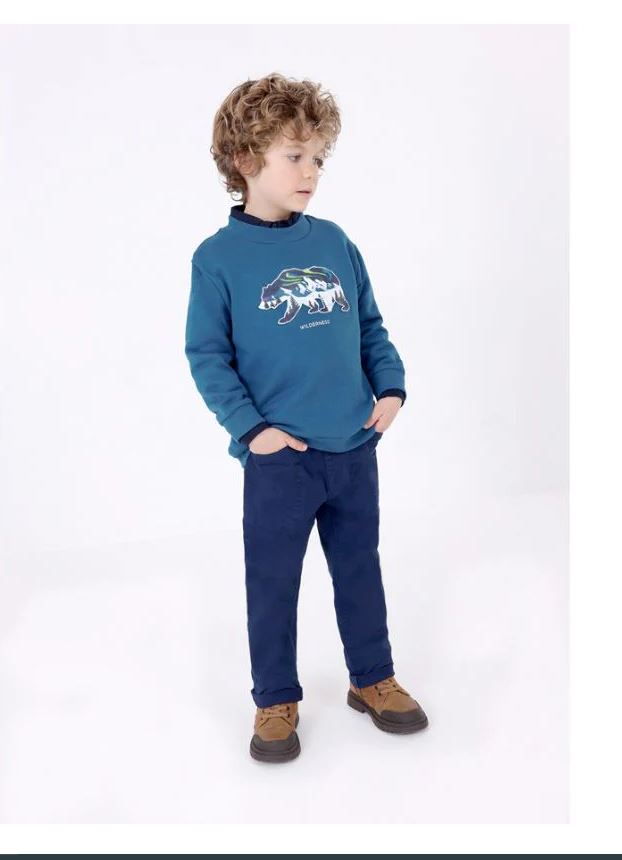 Mayoral Erkek Çocuk Sweatshirt Lacivert 4429