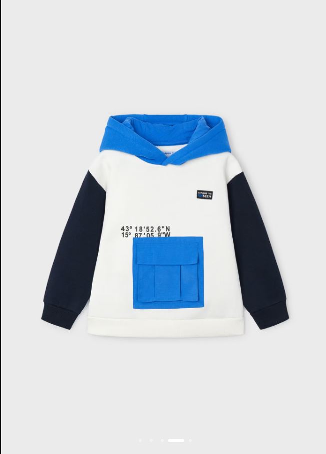 Mayoral erkek çocuk kapşonlu sweatshirt 4457