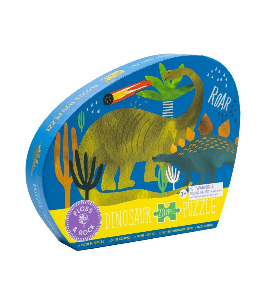 Floss & Rock Puzzle Dino (20 Parça)