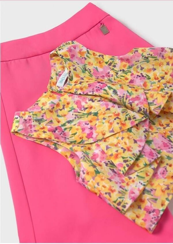 Abel&lula kız çocuk pantolon bluz 2 li set 5278