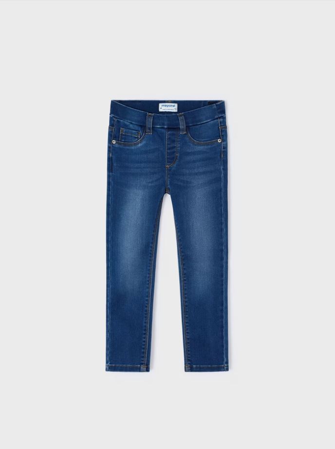 mayoral kız çocuk likralı denim pantolon 548