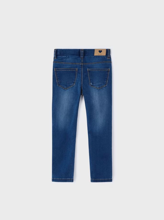 mayoral kız çocuk likralı denim pantolon 548