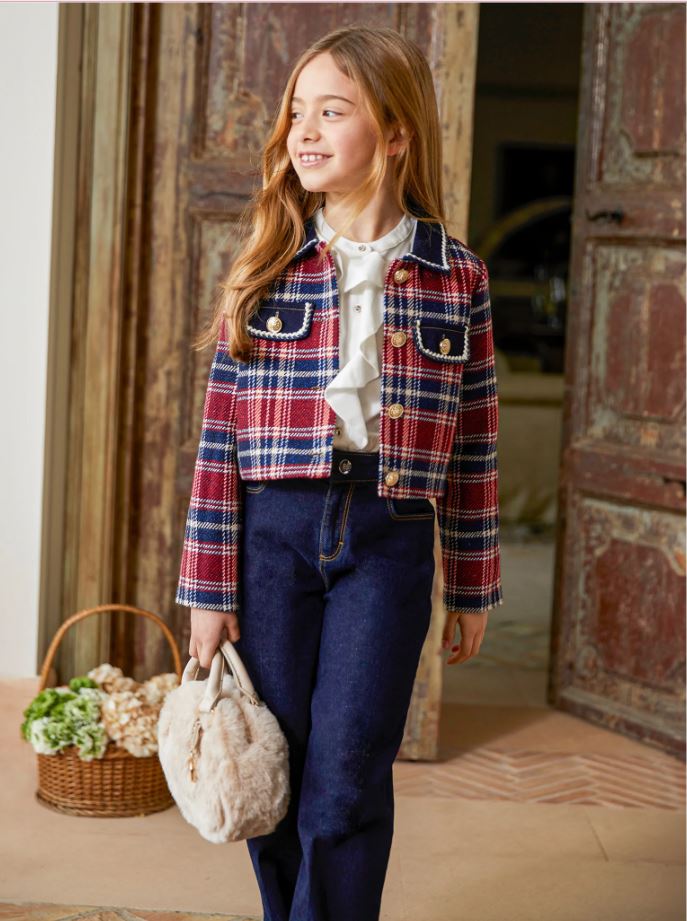 Abel&lula kız çocuk denim pantolon 5718