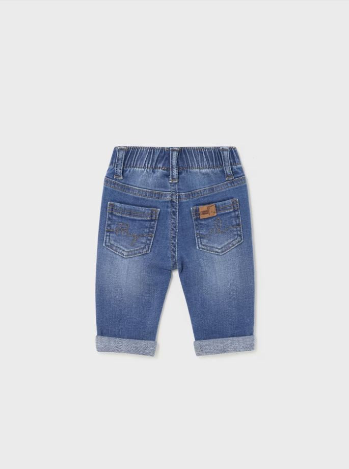 Mayoral yenidogan erkek bebek  denim  pantolon  596