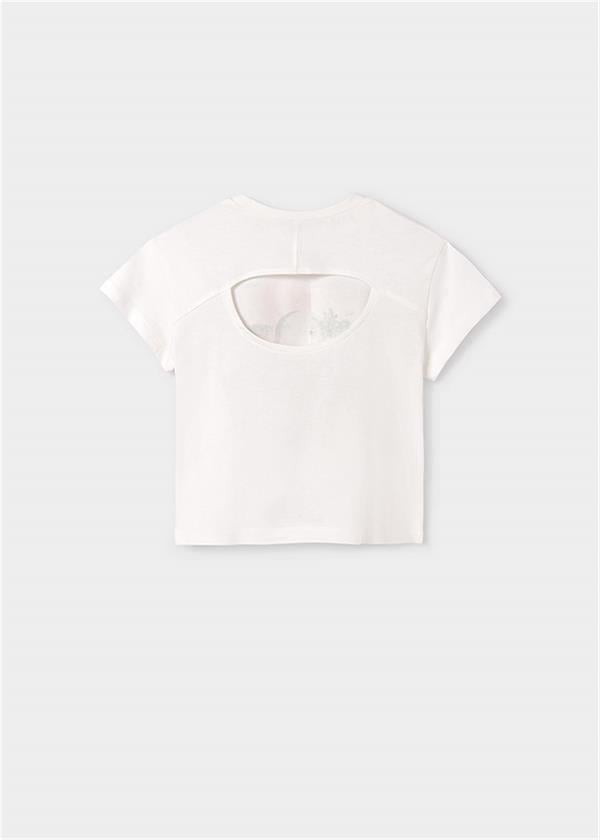 Mayoral Kız Çocuk Arkası Kesik Tişört 6008