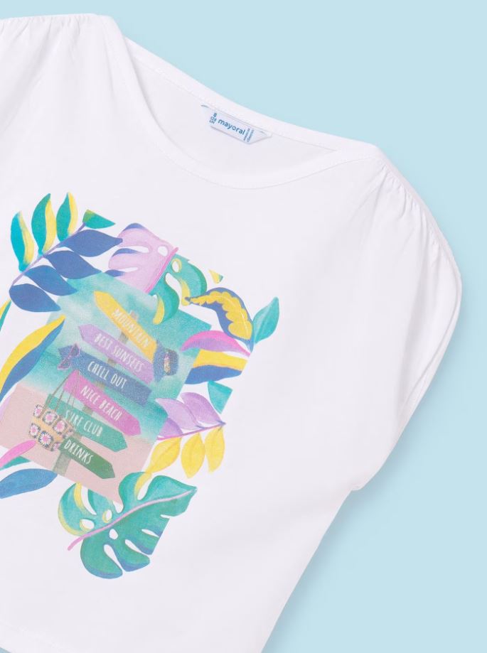 Mayoral kız çocuk yazlık tişört 6011