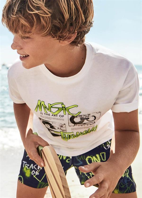 Mayoral erkek çocuk yazlık baskılıo 2 li tişört set 6018