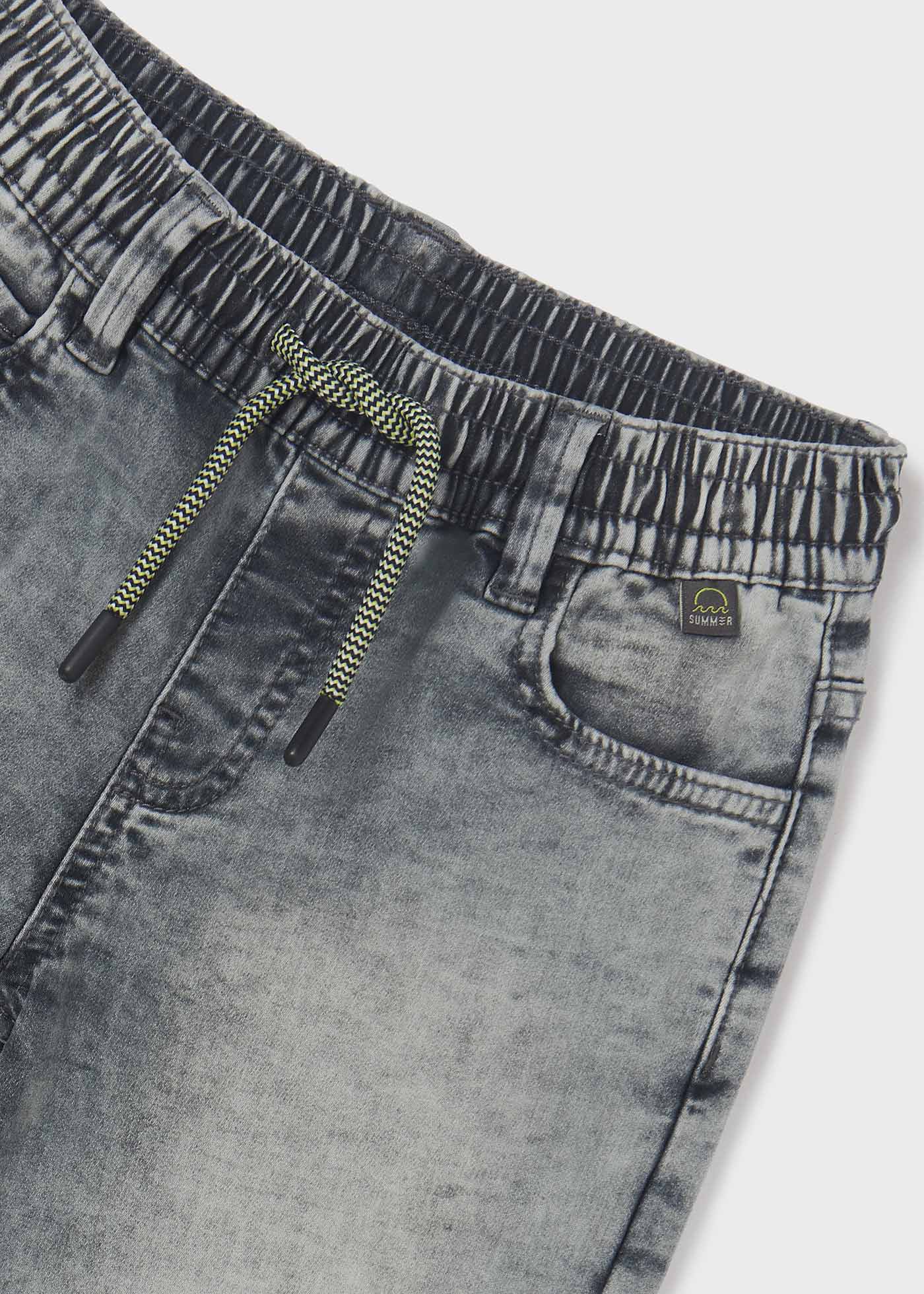 Mayoral erkekçocuk denim şort bermuda 6213