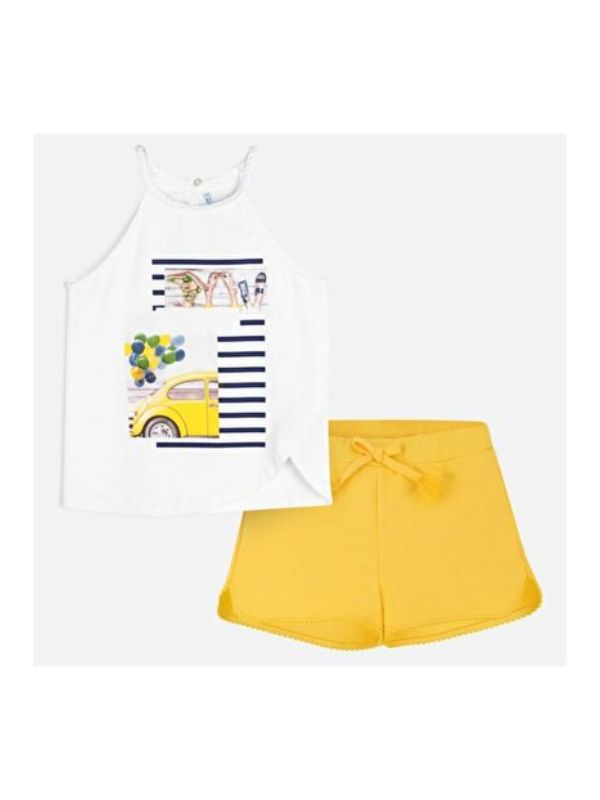 Mayoral hermosos bluz şort set 6260