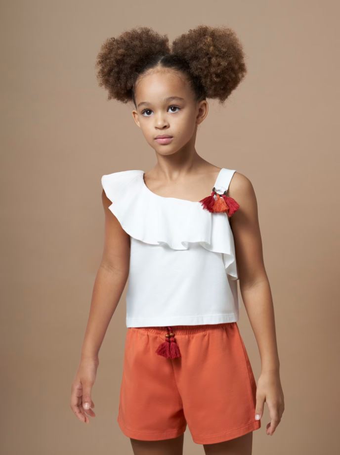 Mayoral kız çocuk tişört  şort 2 li set 6273