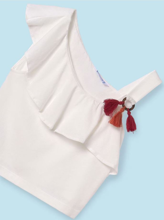 Mayoral kız çocuk tişört  şort 2 li set 6273