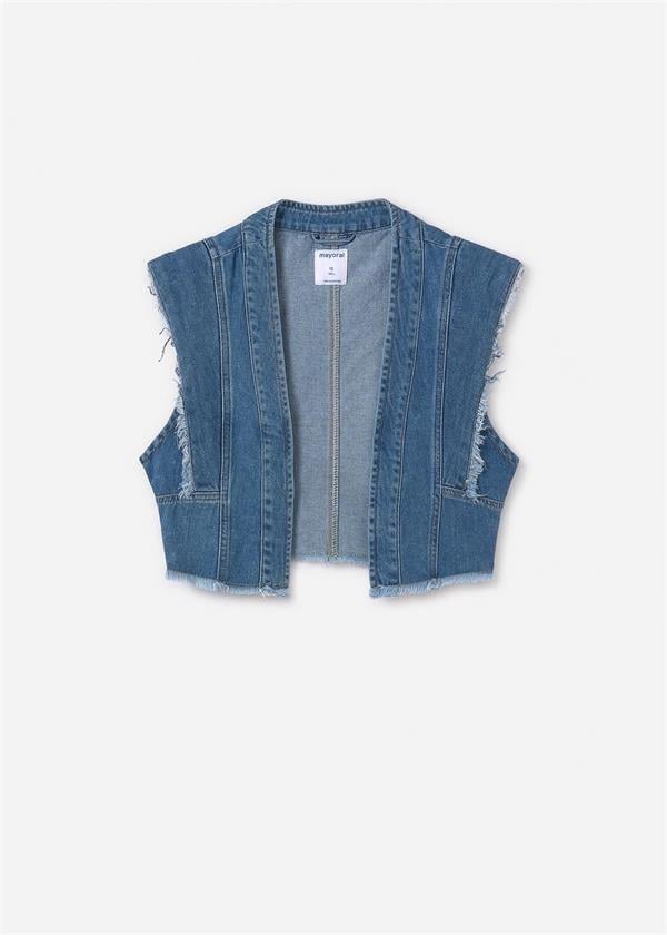 Mayoral kız çocuk denim yelek 6352