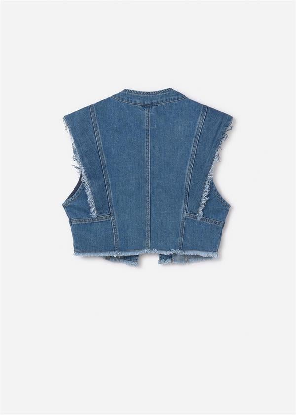 Mayoral kız çocuk denim yelek 6352