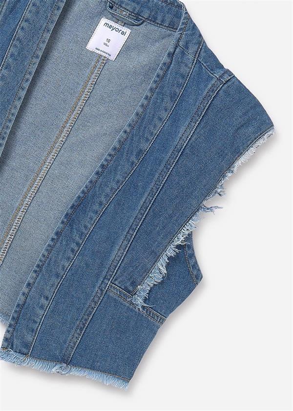 Mayoral kız çocuk denim yelek 6352