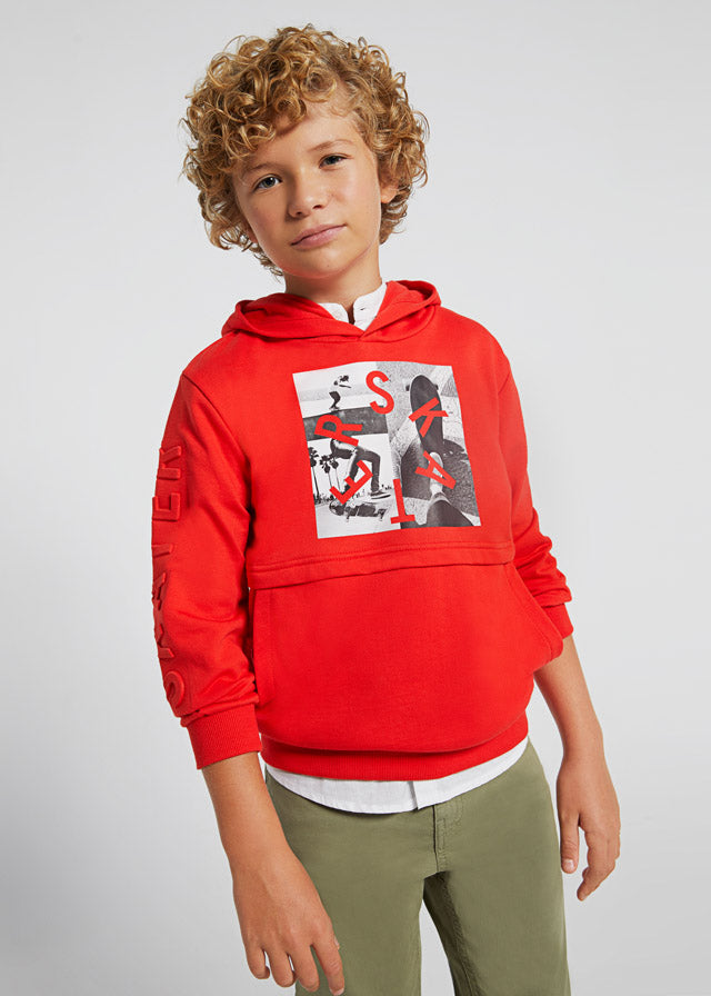 Mayoral erkek çocuk kapişonlu pullover kazak 6402