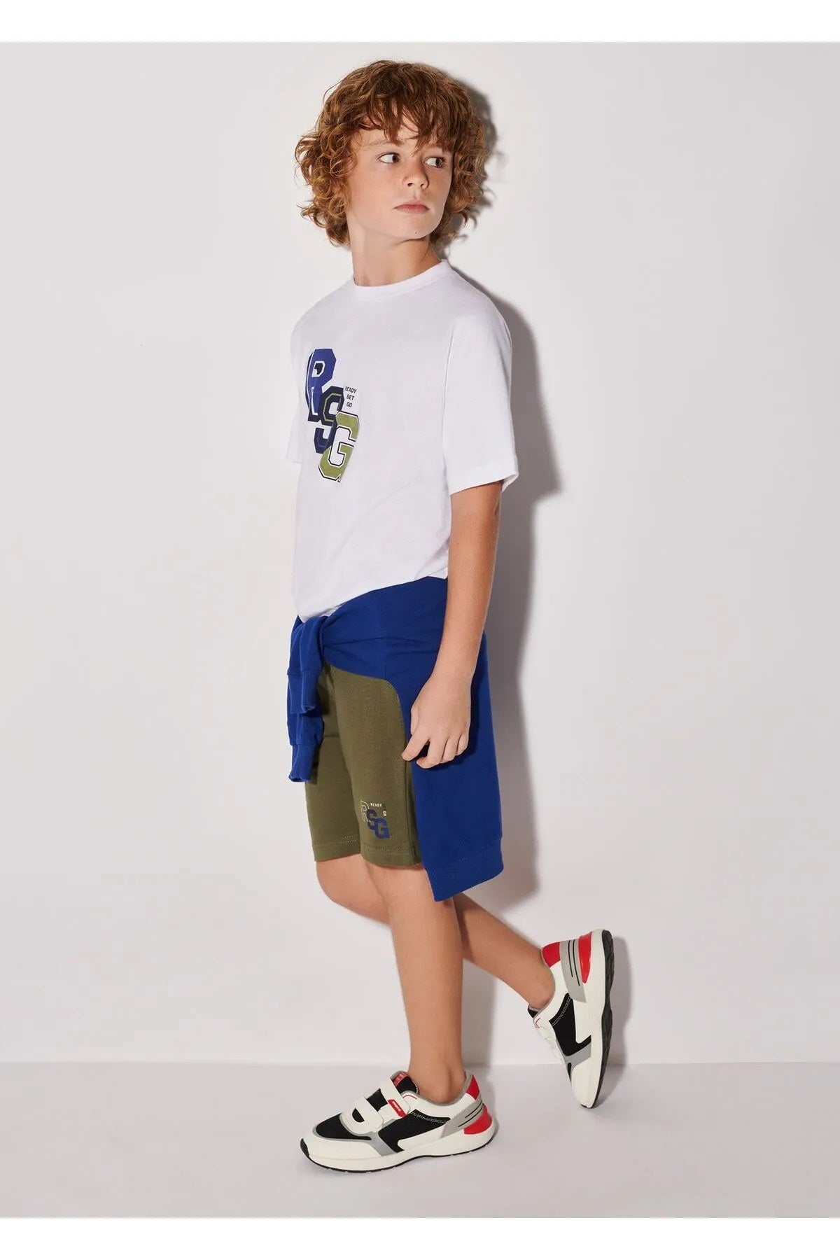 Mayoral  erkek çocuk yazlık tişört şort 3 lü set 6652