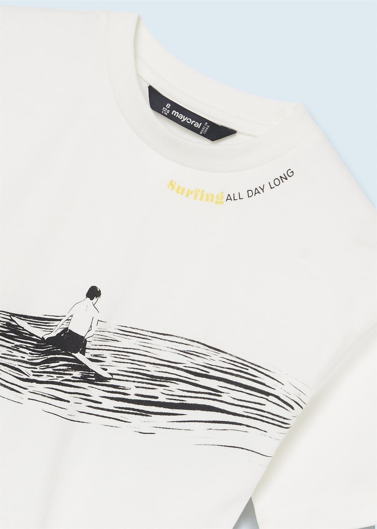 Mayoral erkek çocuk yazlık tişört bermuda 2 li set 6659