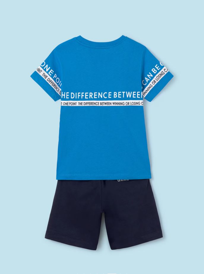 Mayoral erkek çocuk tişört  şort set 6666