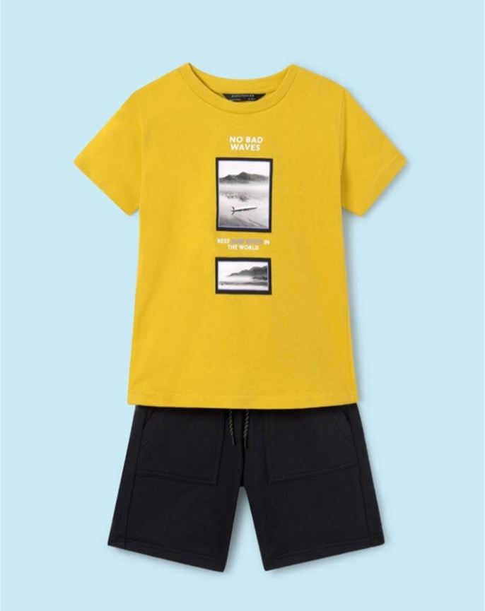 Mayoral erkek çocuk tişört şort set 6670