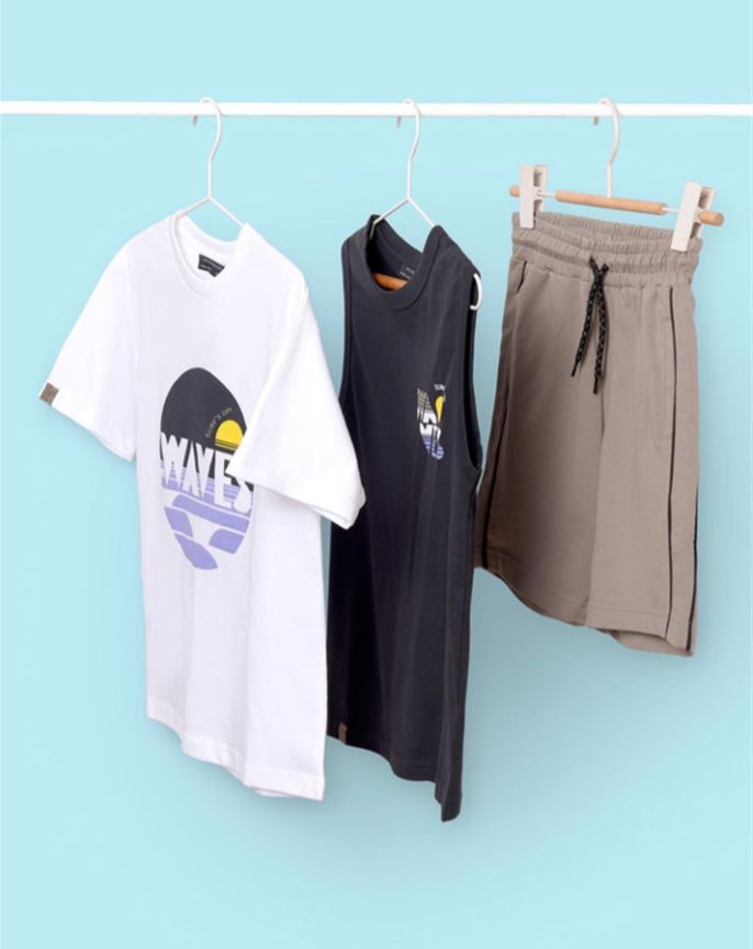 Mayoral erkek çocuk tişört şort 3 lü set  6671