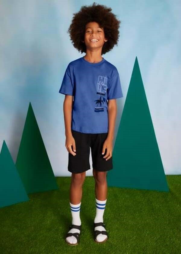 Mayoral erkek çocuk tişört şort 2 li set 6677