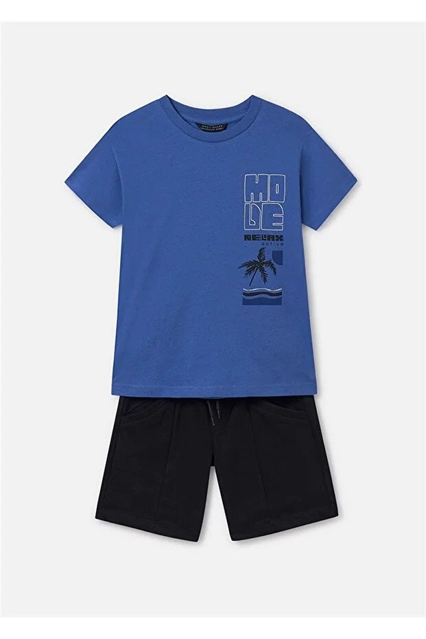 Mayoral erkek çocuk tişört şort 2 li set 6677