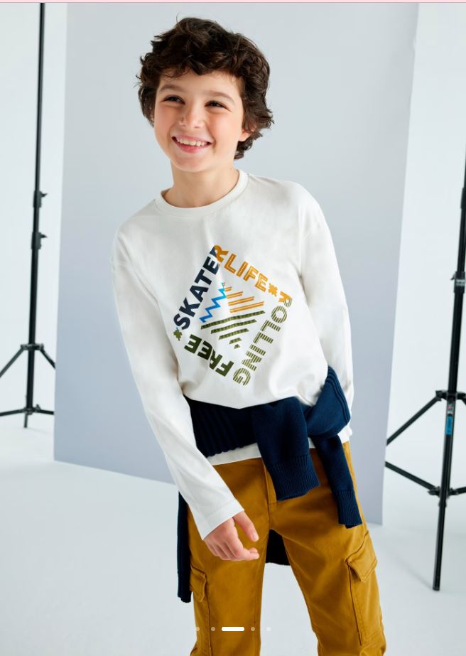 Mayoral erkek çocuk uzun kol tişört 7086