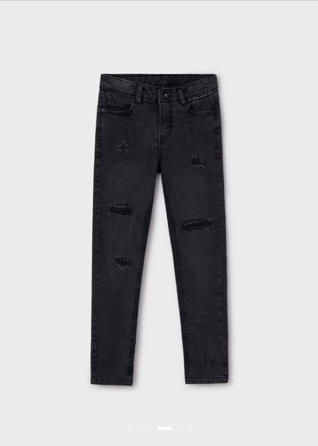 Mayoral Erkek Çocuk denim  Yırtık Pantolon 7538