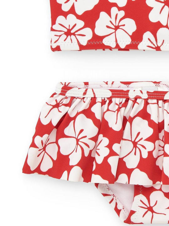 Tuc Tuc Kız Çocuk Çiçek Desenli Bikini Takımı